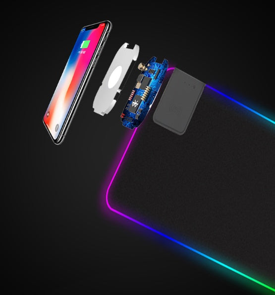 Mouse Pad RGB Wireless charging