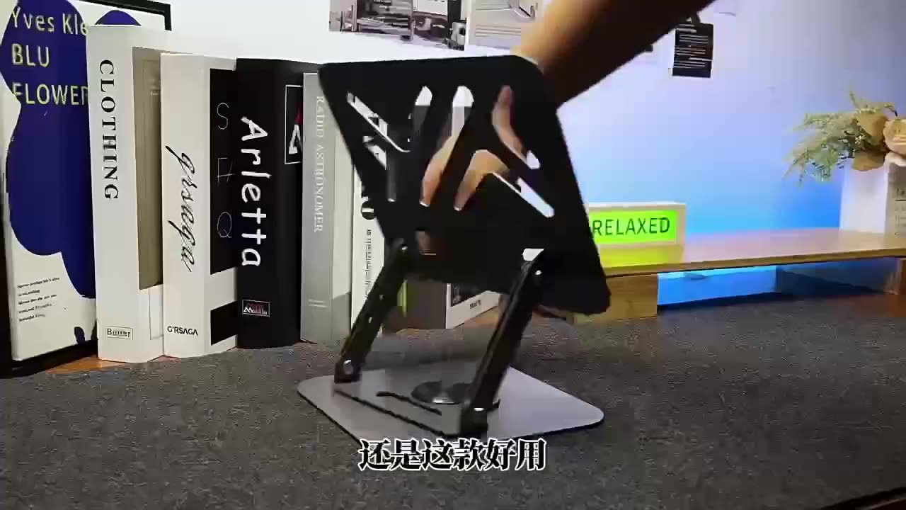 Laptop Stand Heat Dissipation Height Adjustable Suspended Foldable  Portable Support Stand  2 In 1 Stand For Tablets